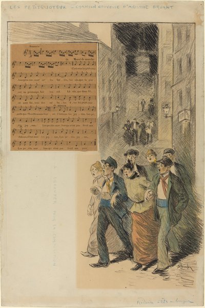 The Little Joyful Ones by Théophile Alexandre Steinlen