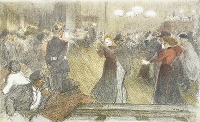 Local Dance by Théophile Alexandre Steinlen