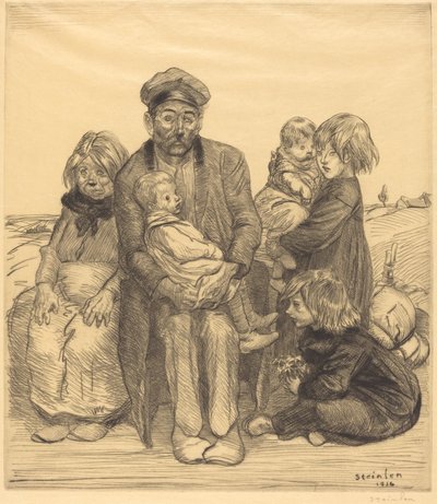 Poor People by Théophile Alexandre Steinlen