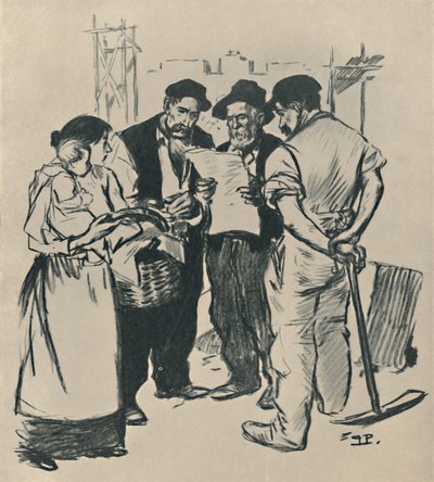 Retour En Arrière by Théophile Alexandre Steinlen