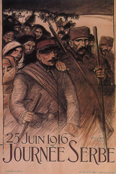 Serbia Day, 25 June 1916 by Théophile Alexandre Steinlen