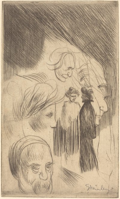 Sketch Plate by Théophile Alexandre Steinlen
