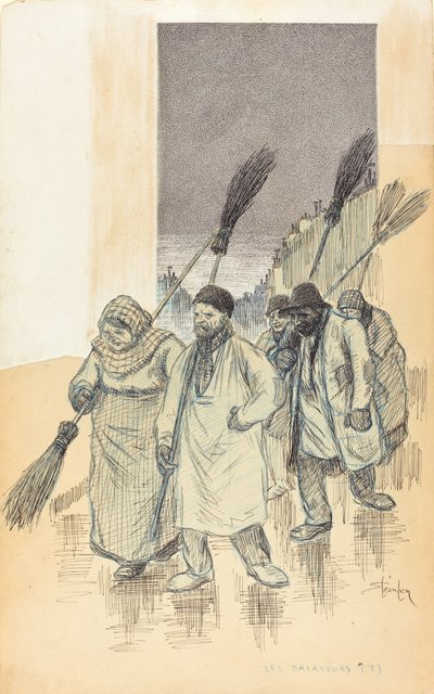 Sweepers, 1888 by Théophile Alexandre Steinlen