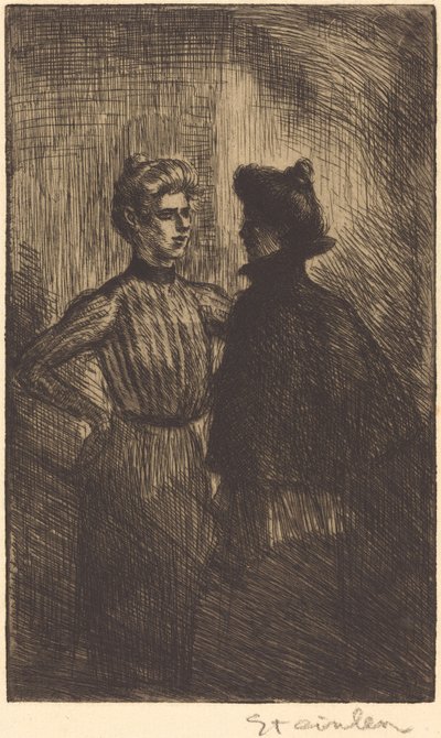 The Encounter by Théophile Alexandre Steinlen