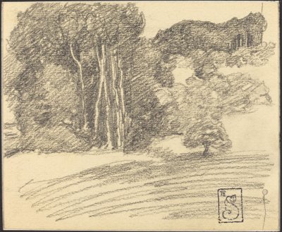The Forest at Courdemanche by Théophile Alexandre Steinlen