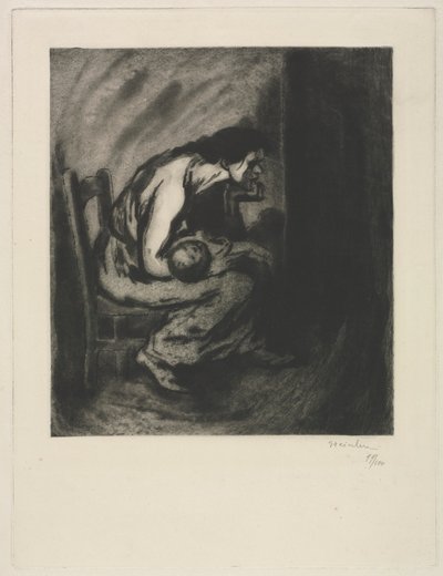 The Sick Child by Théophile Alexandre Steinlen