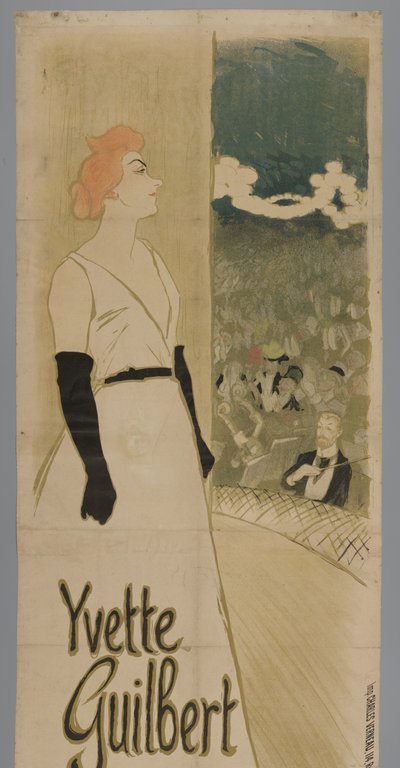 Yvette Guilbert Ambassadeurs by Théophile Alexandre Steinlen