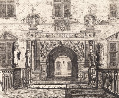 Entrance Gate at Vallø by Thorald Læssøe