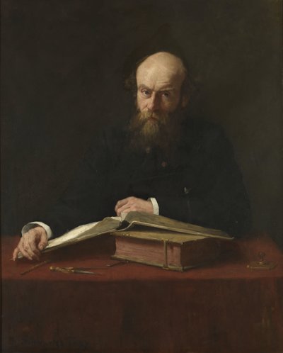 Portrait of Dr. P.J.H. Cuypers (1827-1921) by Thérèse Schwartze