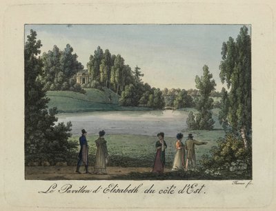 The Elizabeth Pavilion in Pavlovsk Park by Thurner