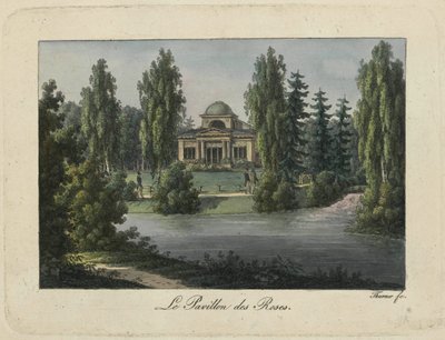 The Rose Pavilion in Pavlovsk Park, 1810s by Thurner