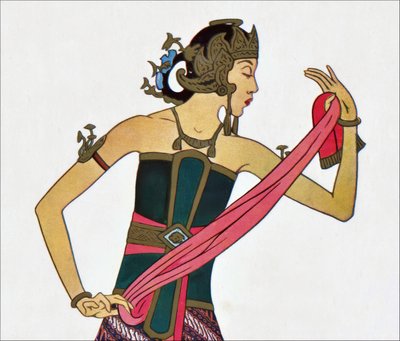 Classical Javanese Dancer by Thyra Kleen