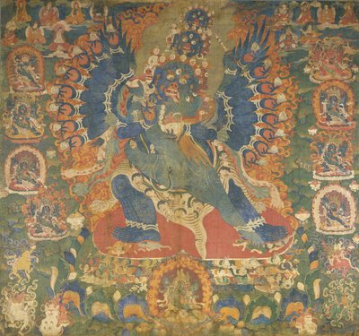 Thangka Depicting Mahottara Heruka by Tibetan School