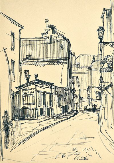 Chevalier de la Barre Street (Paris) by Tibor Dengyel