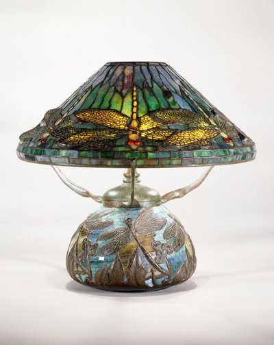 A Tiffany Studios dragon-fly table lamp by Tiffany and Company