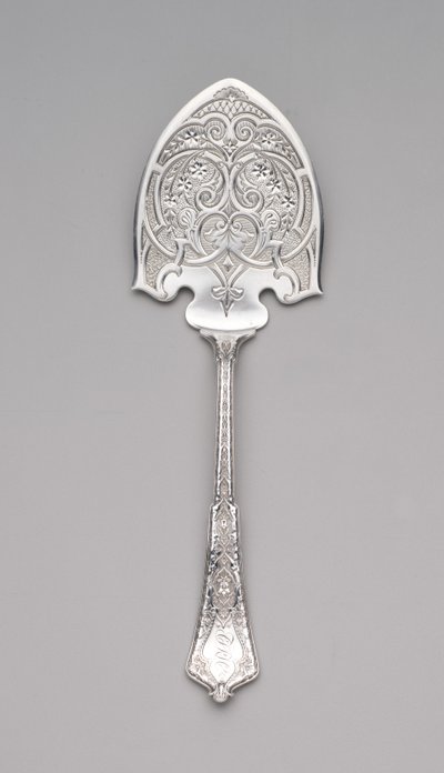 "Persian" pattern waffle server by Tiffany and Company