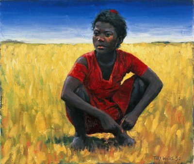 Girl in Red, 1992 by Tilly Willis