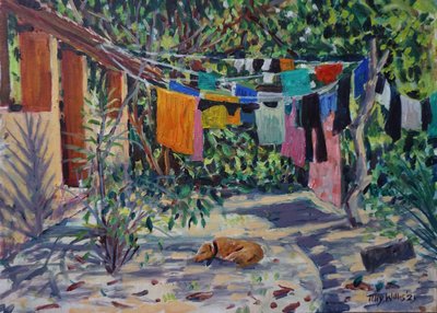 Laundry Shadows by Tilly Willis
