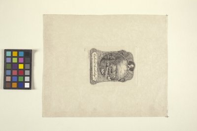 Book Plate for Calvin Coolidge by Timothy Cole