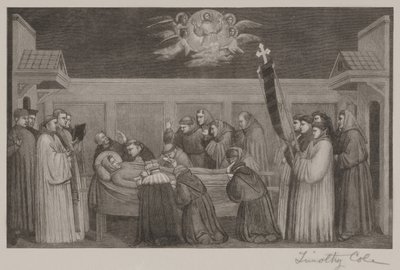 Death of St Francis by Timothy Cole