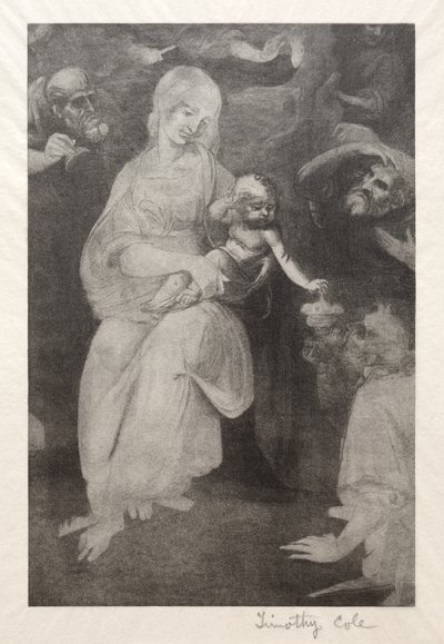 Old Italian Masters: Madonna and Child by Timothy Cole