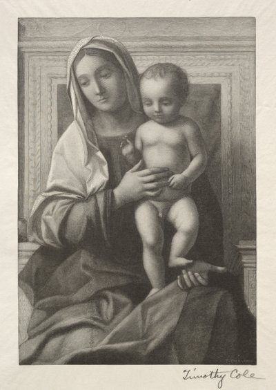 Madonna and Child, 1888-1892 by Timothy Cole