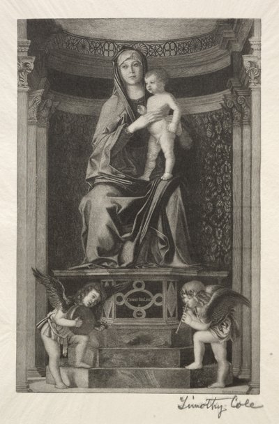 Old Italian Masters: Madonna and Child by Timothy Cole