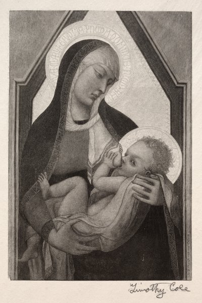 Old Italian Masters: Madonna and Child by Timothy Cole
