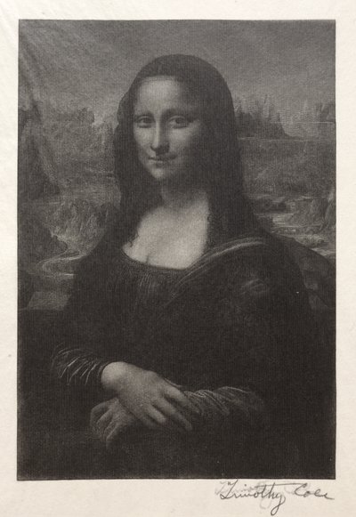 Old Italian Masters: Mona Lisa by Timothy Cole