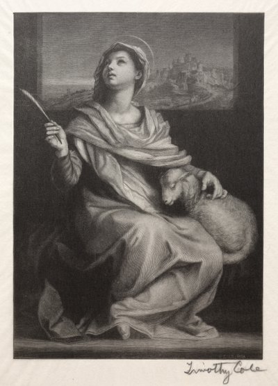 Old Italian Masters: St. Agnes by Timothy Cole