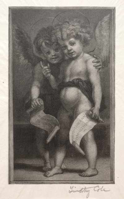 Old Italian Masters: Two Child Angels by Timothy Cole