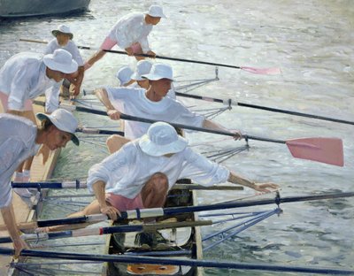 Securing Oars, Henley by Timothy Easton
