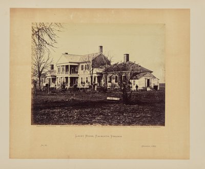 Lacey House, Falmouth, Virginia by Timothy H. OSullivan