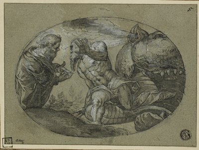 Jonah Cast Up by the Whale by Tintoretto