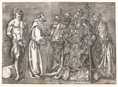 Six Standing Saints by Titiaan
