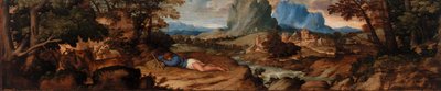 Sleeping Shepherd by Titian (Tiziano Vecellio)