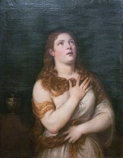 Penitent Magdalen by Titian (c.1488 1576) (after)