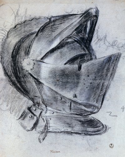 Helmet by Titian, drawing by Titian (c.1488 1576)