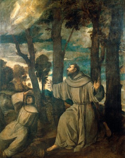 St Francis Receiving Stigmata by Titian (c.1488 1576)