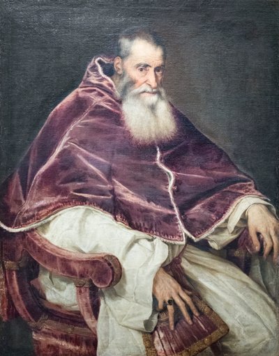 Portrait of Pope Paul III by Titian (c.1488 1576)