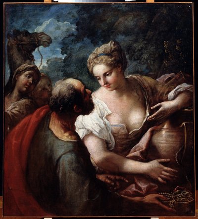 Rebekah at the Well by Tiziano Vecelli