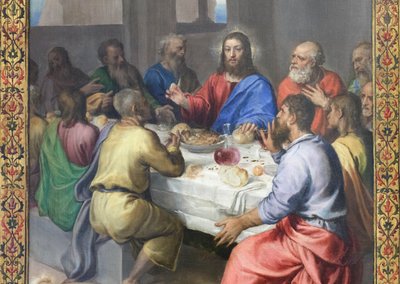 The Last Supper (detail) by Titian (c.1488 1576)