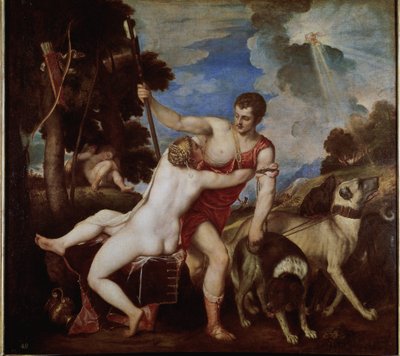 Venus and Adonis by Titian (c.1488 1576)