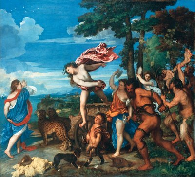 Bacchus and Ariadne by Tiziano Vecelli