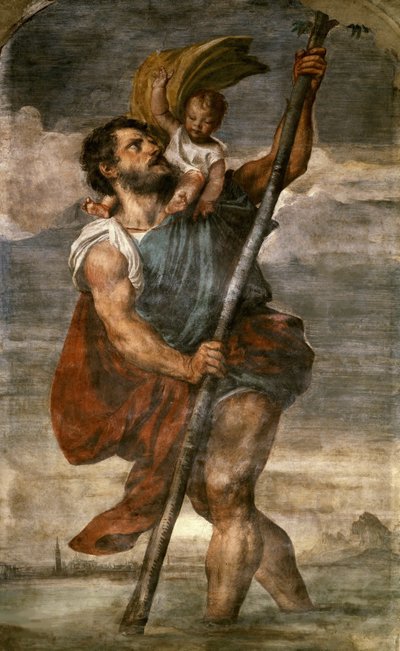 Saint Christopher by Titian