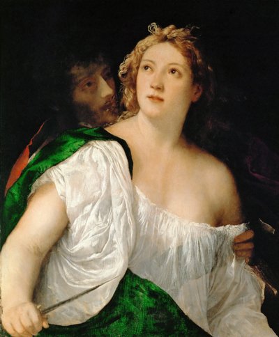 Tarquinius and Lucretia, 1516-1517 by Tiziano Vecelli