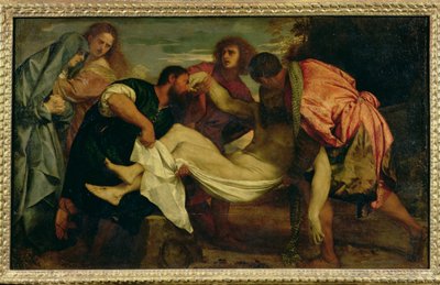 The Entombment of Christ by Tiziano Vecelli