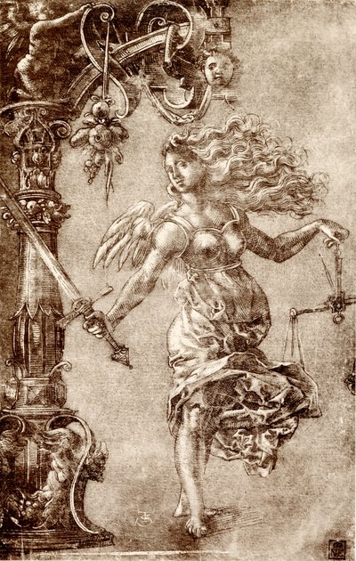 Justitia by Tobias Stimmer