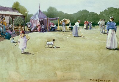 The Tennis Party by Tom Simpson