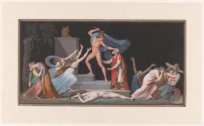 Death of Priam by Tommaso Piroli
